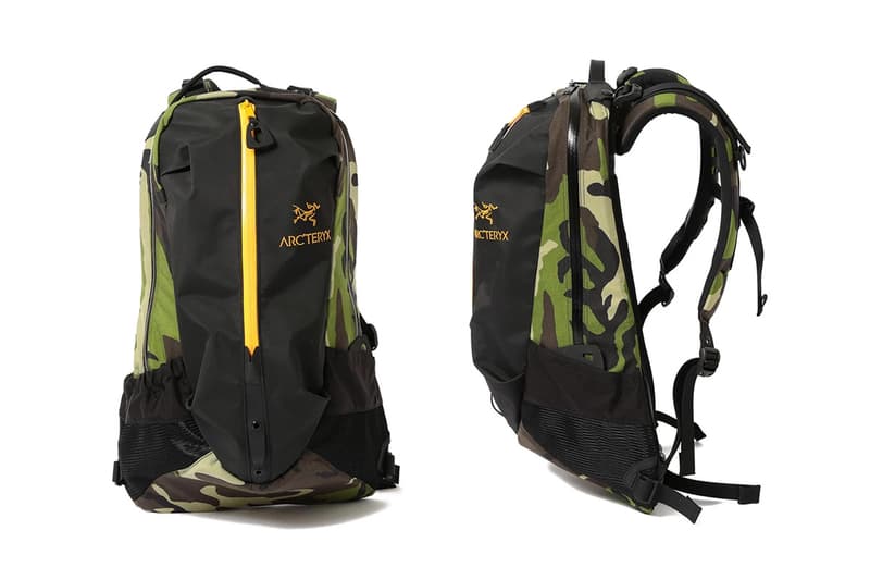 BEAMS x Arc'teryx Bag Collection camouflage arro 22 sebring maka 2 Japan 