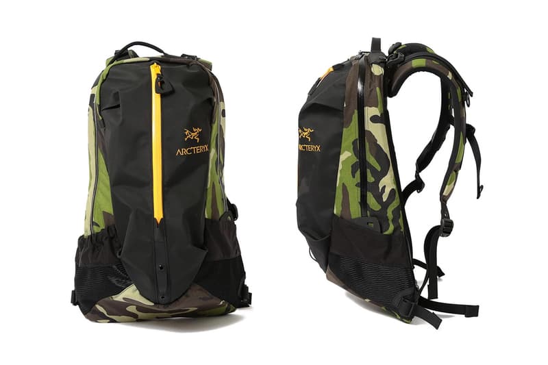 BEAMS x Arc'teryx Bag Collection camouflage arro 22 sebring maka 2 Japan