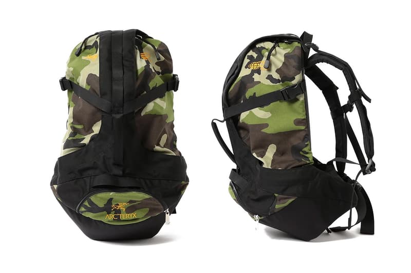 BEAMS x Arc'teryx Bag Collection camouflage arro 22 sebring maka 2 Japan