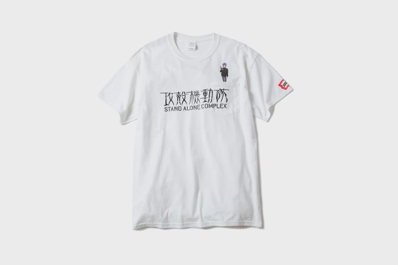 ICECREAM Billionaire Boys Club Ghost in the Shell Stand Alone Complex Capsule Anime white black blue t shirt hoodie coach jacket