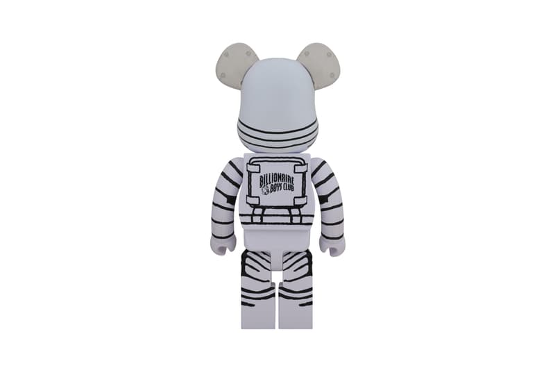 billionaire boys club white astronaut bearbrick collectible figure