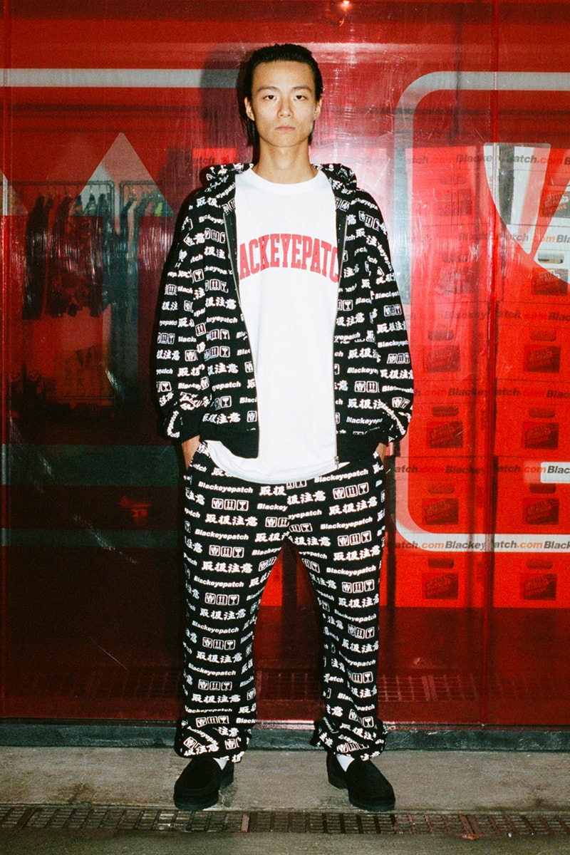 BlackEyePatch Spring Summer 2019 Collection Lookbook Jacket Sweater Hoodie T shirt Sweatpants pants track suit socks slides