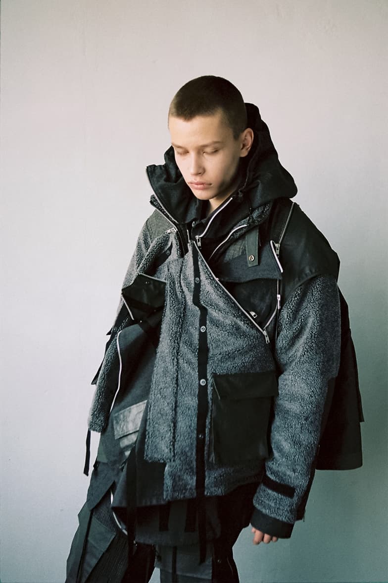 BLACKMERLE Fall/Winter 2019 collection lookbook technical maximalism techwear terry shin lookbooks editorials 