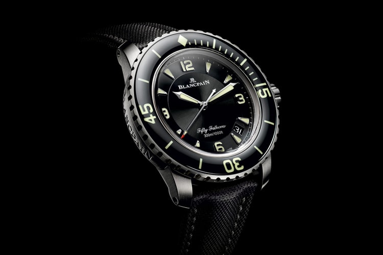 Blancpain Releases its Iconic Fifty Fathoms Watch in Titanium