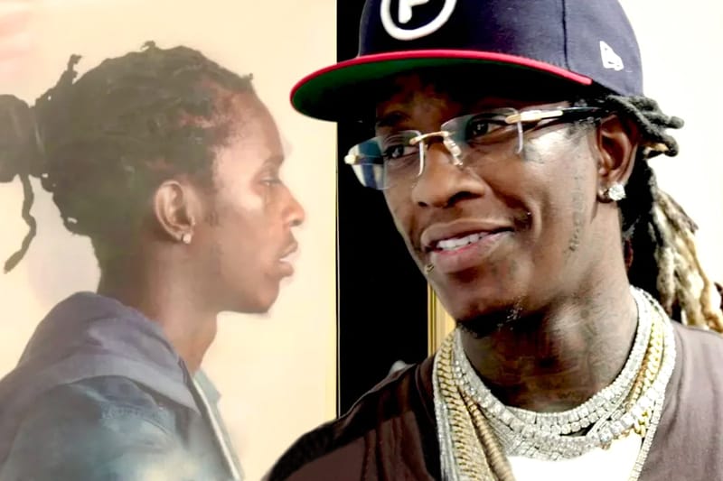 Catch Young Thug Checking out the "Young Thug as Paintings" Exhibition in Miami