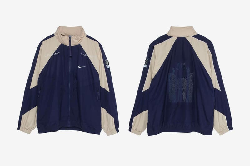 Cav Empt Nike Capsule Full Look Sk8thing Toby Feltwell Air Max 95 track suit jersey cap vest White Black Blue Beige