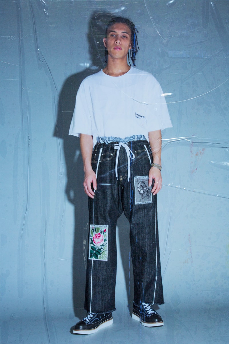 Children of the Discordance SS19 Lookbook spring/summer info joy division the chemical brothers patchwork ma-1 bomber trench coat trousers collection 