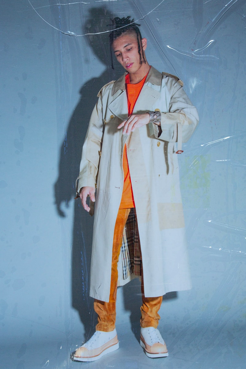 Children of the Discordance SS19 Lookbook spring/summer info joy division the chemical brothers patchwork ma-1 bomber trench coat trousers collection 