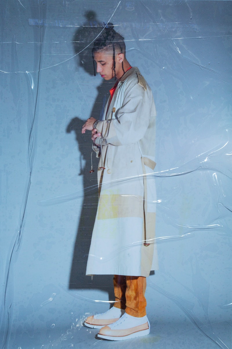 Children of the Discordance SS19 Lookbook spring/summer info joy division the chemical brothers patchwork ma-1 bomber trench coat trousers collection 