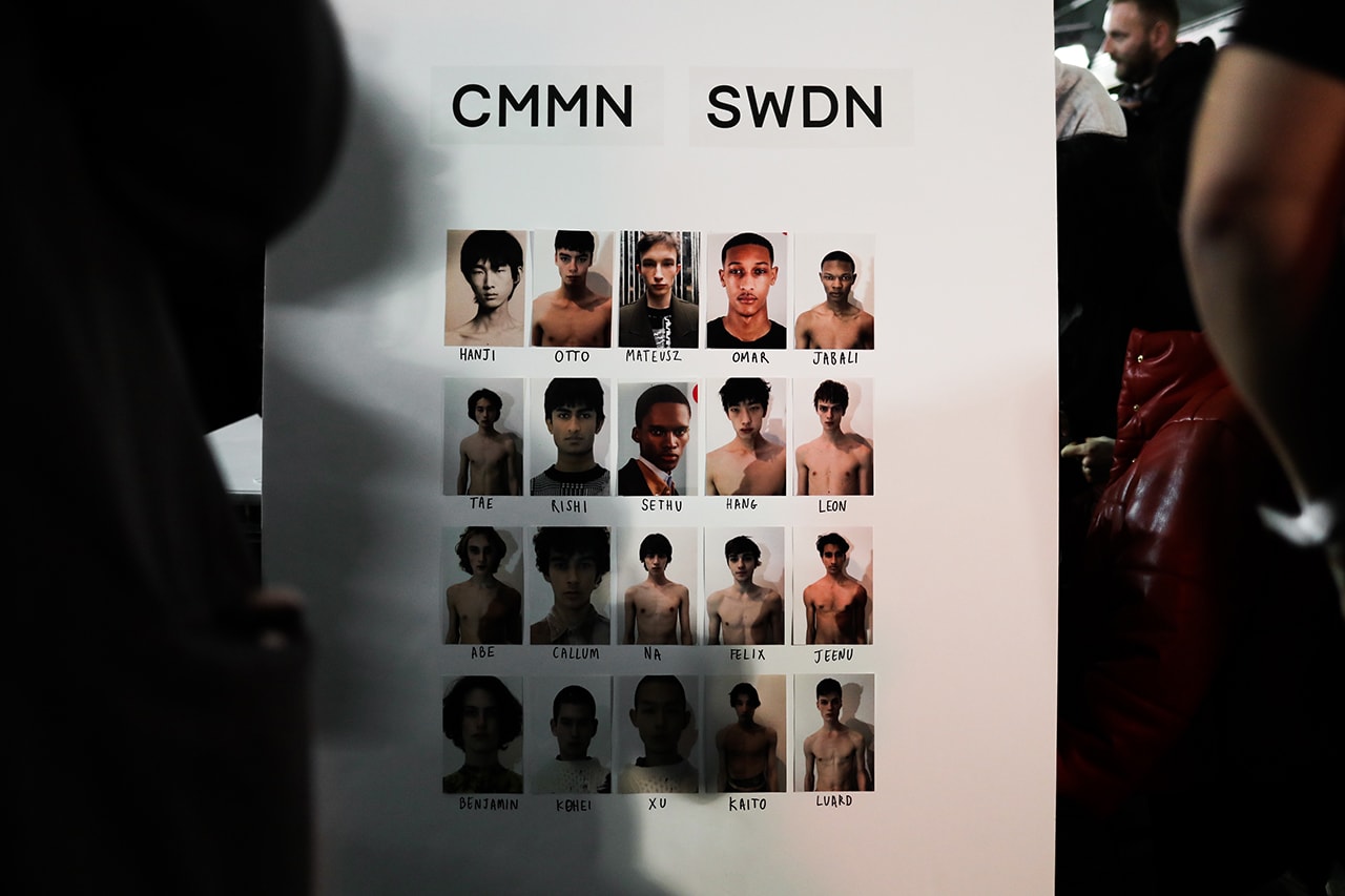 CMMN SWDN Saif Bakir Emma Hedlund Creative Process Design Paris Fashion Week Fall/Winter 2019 First Look Backstage Studio Visit London Malmo Sweden