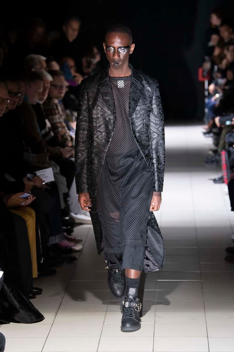 COMME des GARÇONS HOMME Plus fall winter 2019 Runway Show collection paris fashion week mens rei kawakubo nike collaboration george cox creeper jordan brand dunk