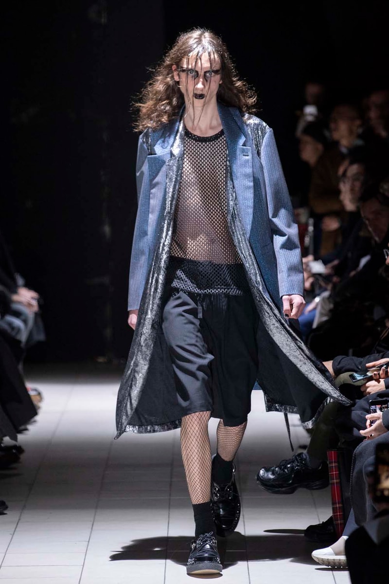 COMME des GARÇONS HOMME Plus fall winter 2019 Runway Show collection paris fashion week mens rei kawakubo nike collaboration george cox creeper jordan brand dunk