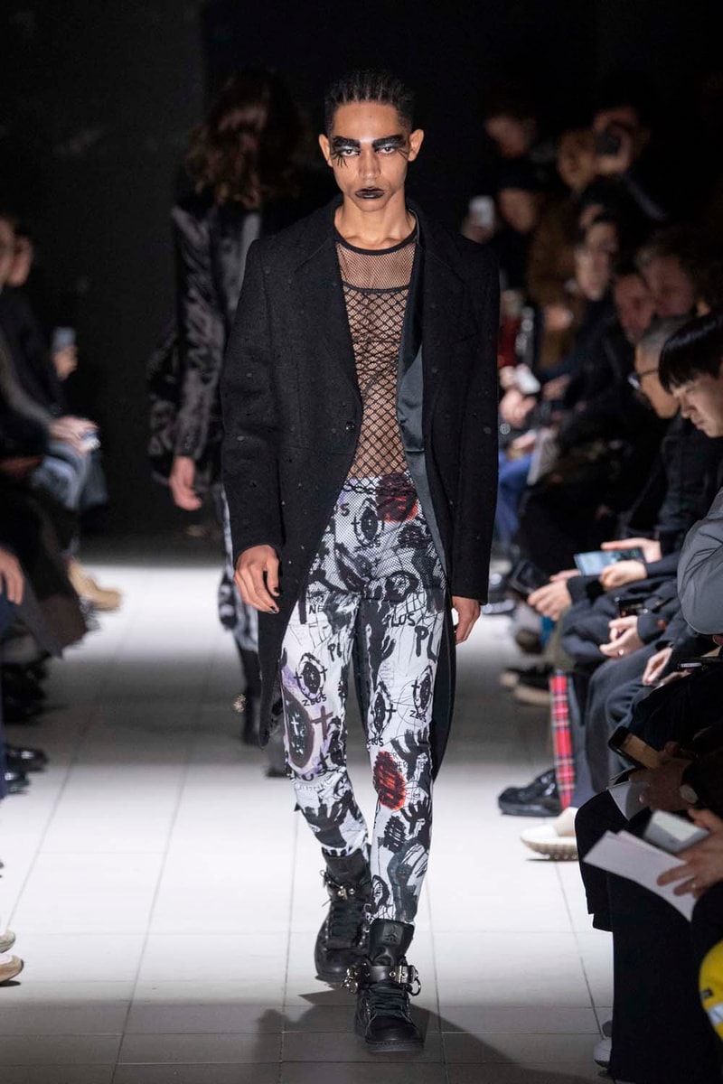 COMME des GARÇONS HOMME Plus fall winter 2019 Runway Show collection paris fashion week mens rei kawakubo nike collaboration george cox creeper jordan brand dunk