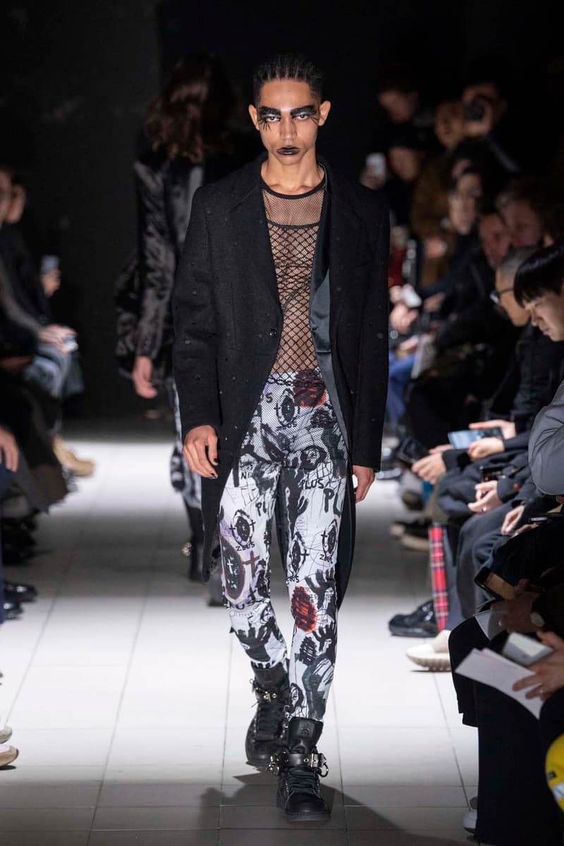 COMME des GARÇONS HOMME Plus fall winter 2019 Runway Show collection paris fashion week mens rei kawakubo nike collaboration george cox creeper jordan brand dunk