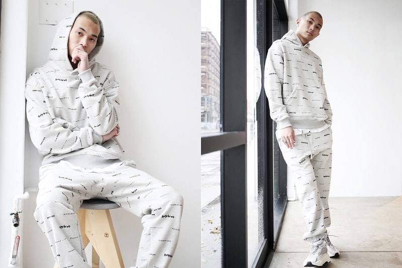 Commonwealth Spring/Summer 2019 Lookbook made in the usa pin stripe pants stretch twill pants 500 gram usa milled fleece belts made in jamaica bruce lee malcolm x sade Commonwealth x adidas consortium "FNF" 
