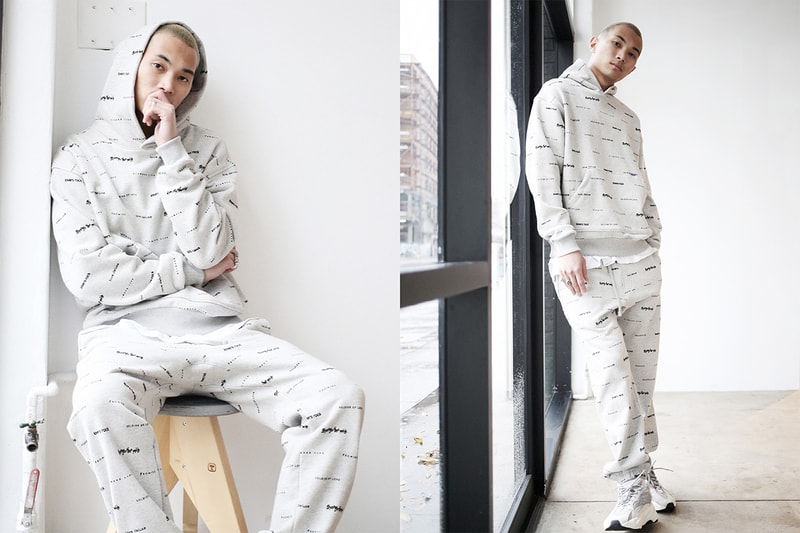 Commonwealth Spring/Summer 2019 Lookbook made in the usa pin stripe pants stretch twill pants 500 gram usa milled fleece belts made in jamaica bruce lee malcolm x sade Commonwealth x adidas consortium "FNF"