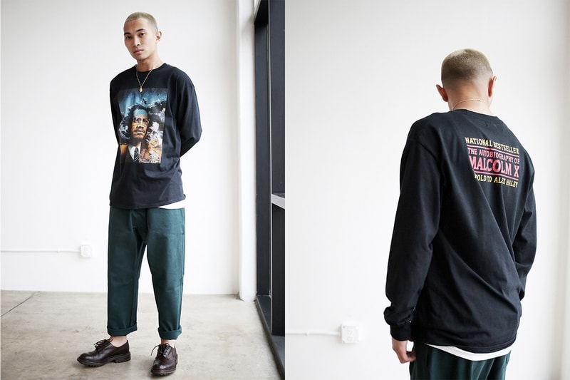 Commonwealth Spring/Summer 2019 Lookbook made in the usa pin stripe pants stretch twill pants 500 gram usa milled fleece belts made in jamaica bruce lee malcolm x sade Commonwealth x adidas consortium "FNF"