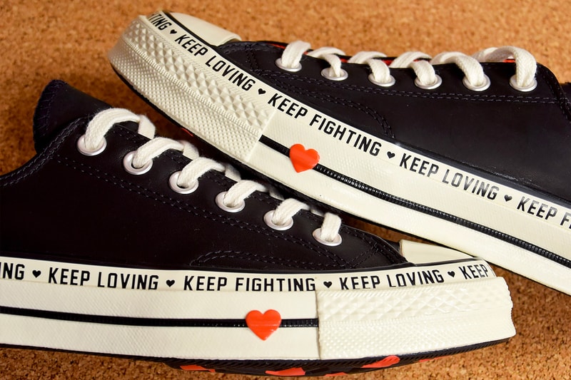 Converse Celebrates Valentine's Day With Heart-Filled Chuck 70 Low black white red orange cream info drop release date price images nike footwear