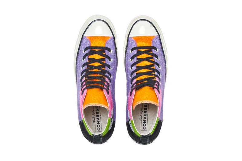 Converse Chuck 70 Multicolor Pony Hair release info drop date pricing stockists stockist retailer patchwork white/black midsole hi-top synthetic fur 