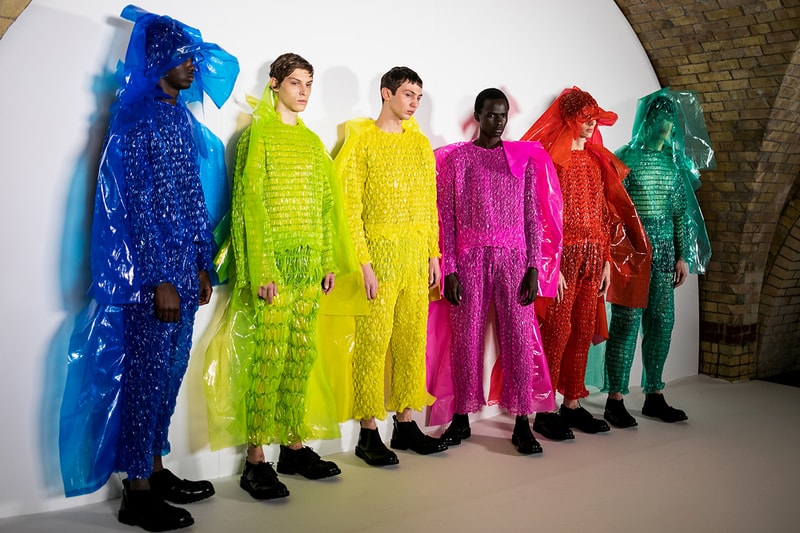Craig Green LFWM London Fashion Week Men's Fall/Winter 2019 Backstage Look First Closer
