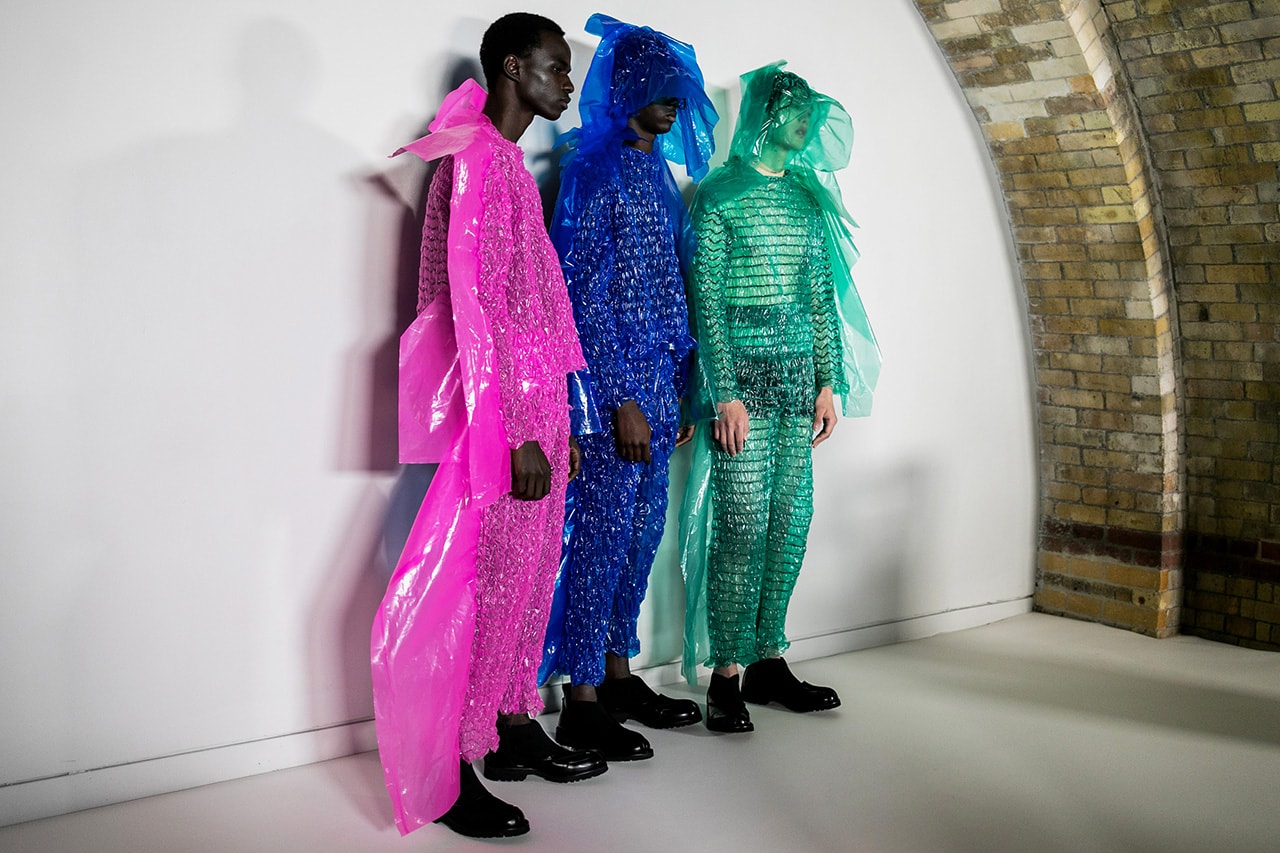 Craig Green LFWM London Fashion Week Men's Fall/Winter 2019 Backstage Look First Closer