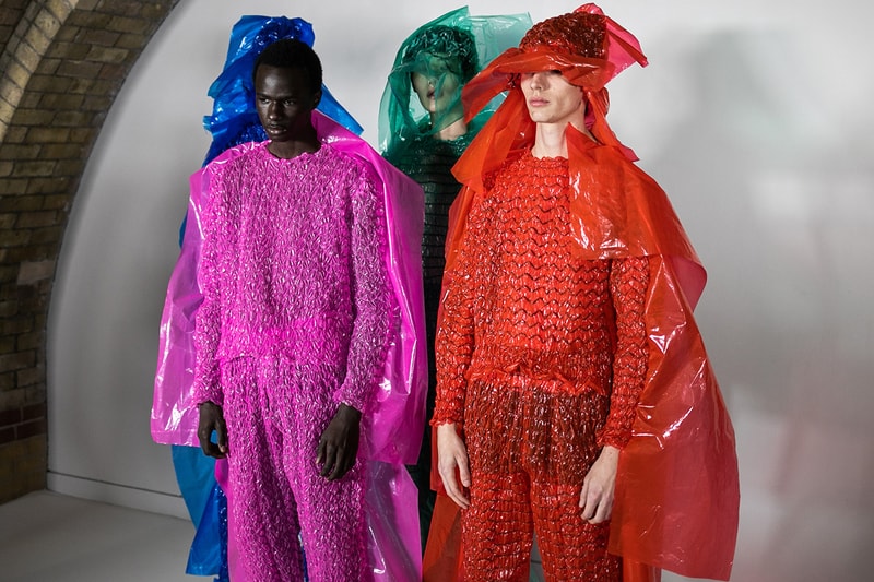 Craig Green LFWM London Fashion Week Men's Fall/Winter 2019 Backstage Look First Closer