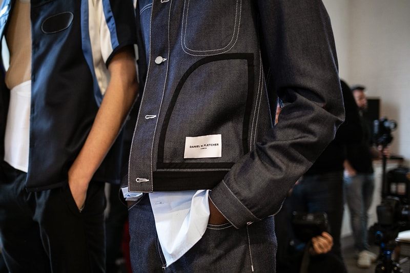 Daniel W. Fletcher Fall/Winter 2019 Backstage LFW:M London Fashion Week: Men's Jon Bulmer