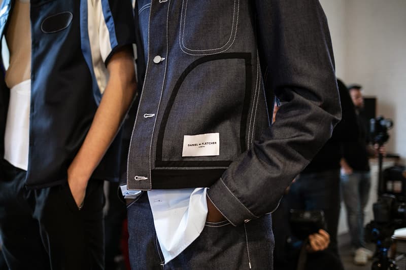 Daniel W. Fletcher Fall/Winter 2019 Backstage LFW:M London Fashion Week: Men's Jon Bulmer