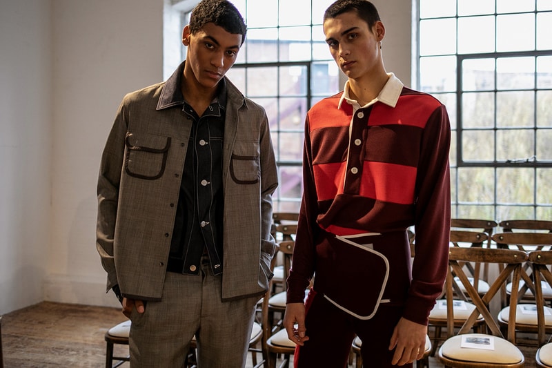 Daniel W. Fletcher Fall/Winter 2019 Backstage LFW:M London Fashion Week: Men's Jon Bulmer