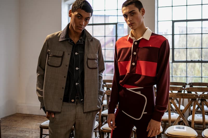 Daniel W. Fletcher Fall/Winter 2019 Backstage LFW:M London Fashion Week: Men's Jon Bulmer