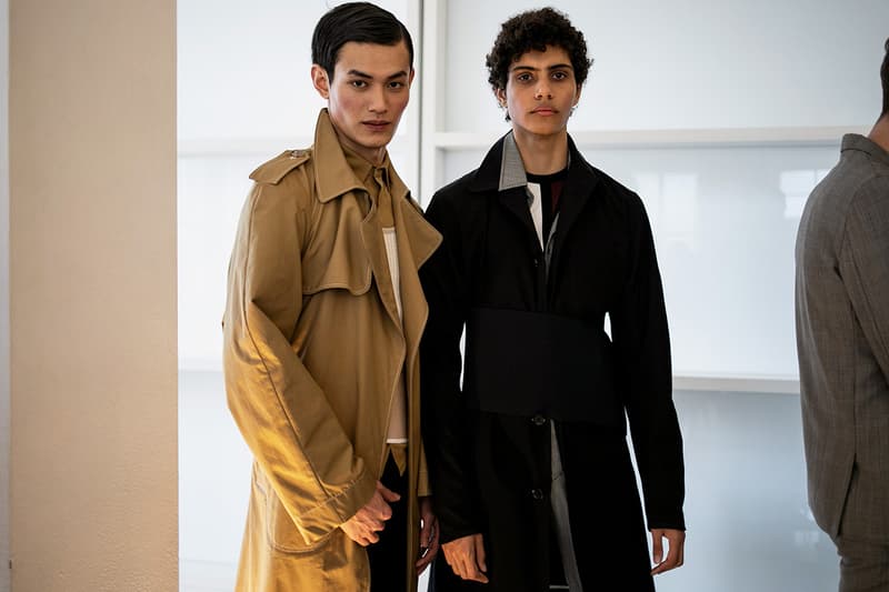 Daniel W. Fletcher Fall/Winter 2019 Backstage LFW:M London Fashion Week: Men's Jon Bulmer