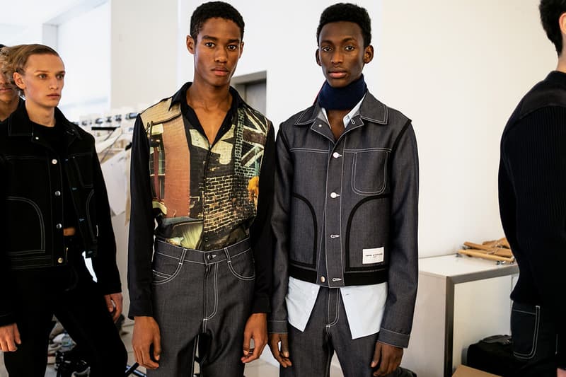 Daniel W. Fletcher Fall/Winter 2019 Backstage LFW:M London Fashion Week: Men's Jon Bulmer