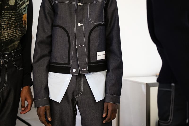 Daniel W. Fletcher Fall/Winter 2019 Backstage LFW:M London Fashion Week: Men's Jon Bulmer