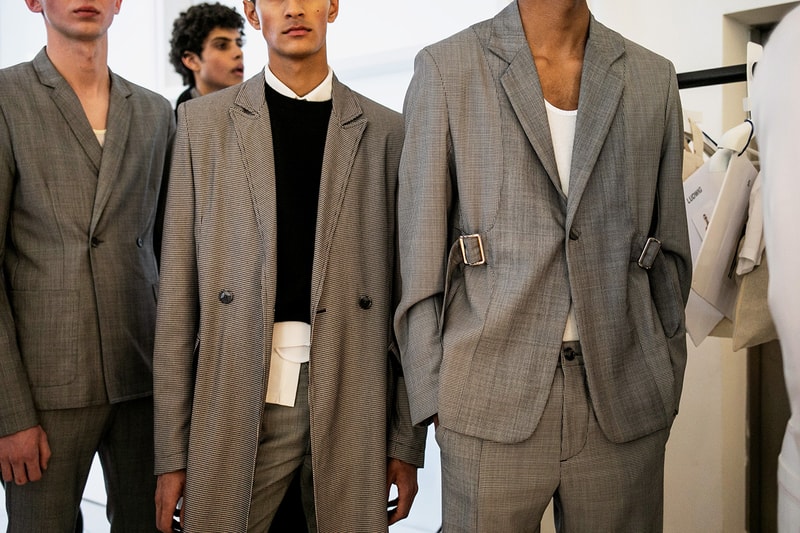 Daniel W. Fletcher Fall/Winter 2019 Backstage LFW:M London Fashion Week: Men's Jon Bulmer
