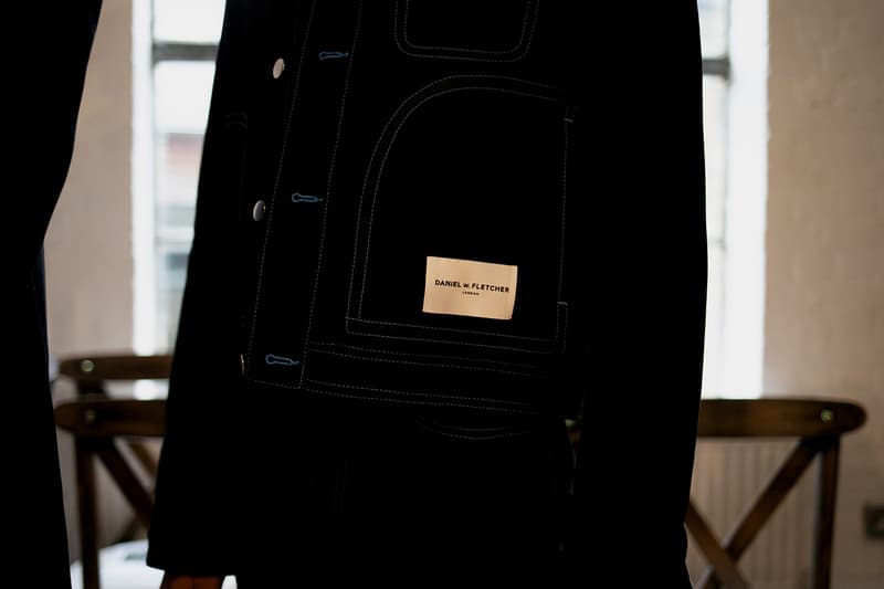 Daniel W. Fletcher Fall/Winter 2019 Backstage LFW:M London Fashion Week: Men's Jon Bulmer