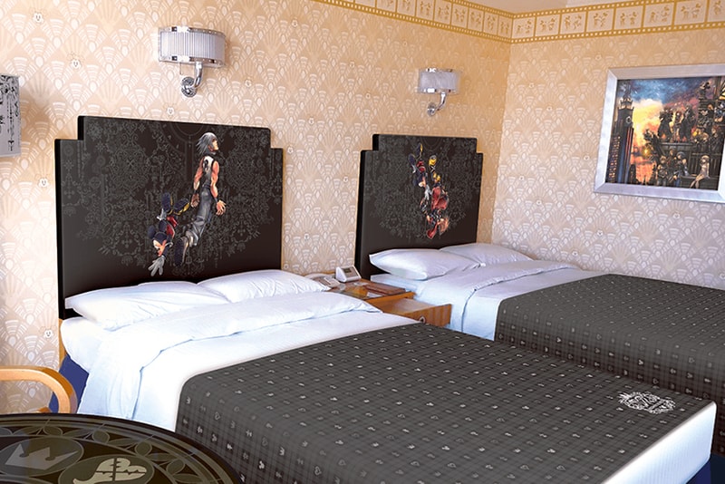 Disneyland Tokyo Kingdom Hearts Hotel Room mickey mouse games square enix japan travel disney gaming 