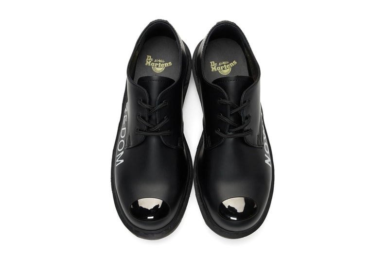 Dr. Martens x Sex Pistols Footwear Collaboration 1925 derbys 1490 boots 1460 boots pressler sneakers punk rock hardcore sid vicious shoes sneakers price release info date SSENSE 