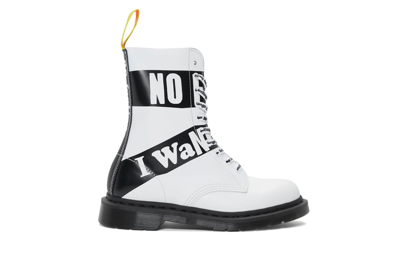 Dr. Martens x Sex Pistols Footwear Collaboration 1925 derbys 1490 boots 1460 boots pressler sneakers punk rock hardcore sid vicious shoes sneakers price release info date SSENSE 