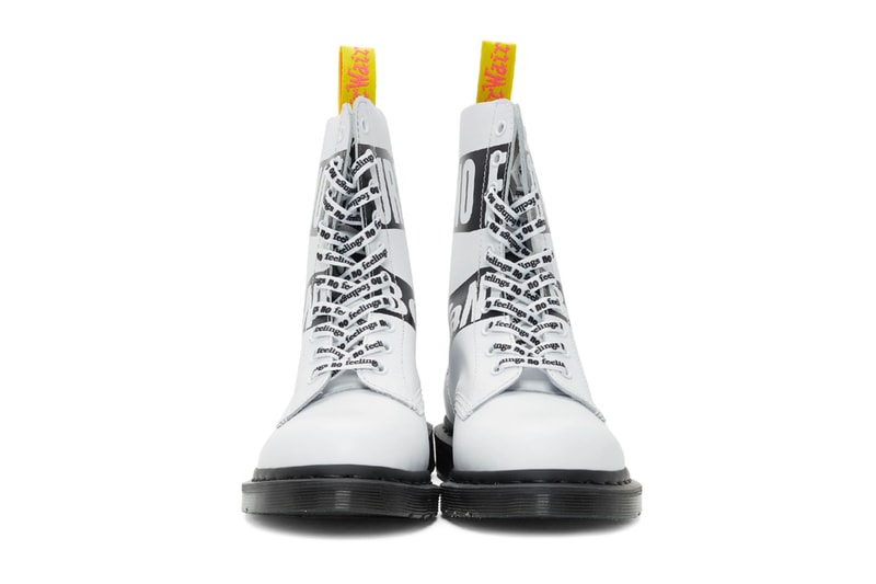 Dr. Martens x Sex Pistols Footwear Collaboration 1925 derbys 1490 boots 1460 boots pressler sneakers punk rock hardcore sid vicious shoes sneakers price release info date SSENSE 