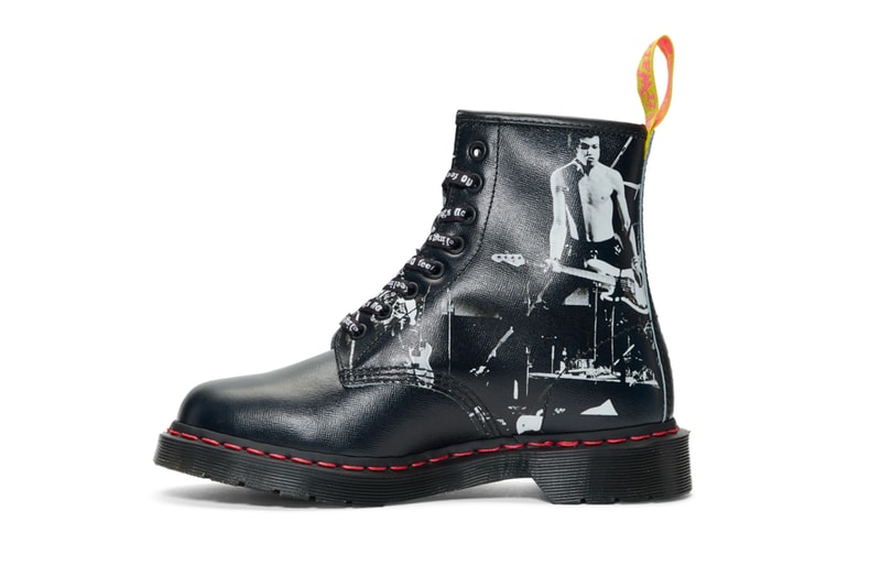 Dr. Martens x Sex Pistols Footwear Collaboration 1925 derbys 1490 boots 1460 boots pressler sneakers punk rock hardcore sid vicious shoes sneakers price release info date SSENSE 