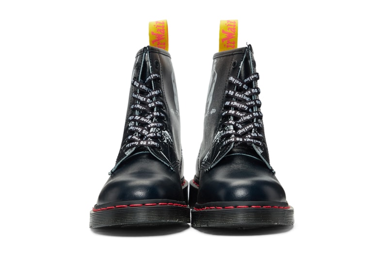 Dr. Martens x Sex Pistols Footwear Collaboration 1925 derbys 1490 boots 1460 boots pressler sneakers punk rock hardcore sid vicious shoes sneakers price release info date SSENSE 