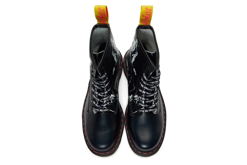 Dr. Martens x Sex Pistols Footwear Collaboration 1925 derbys 1490 boots 1460 boots pressler sneakers punk rock hardcore sid vicious shoes sneakers price release info date SSENSE 