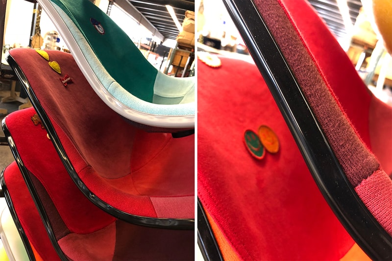 Dr. Romanelli x Modernica Vintage Sweatshirt Chairs patchwork home furniture 