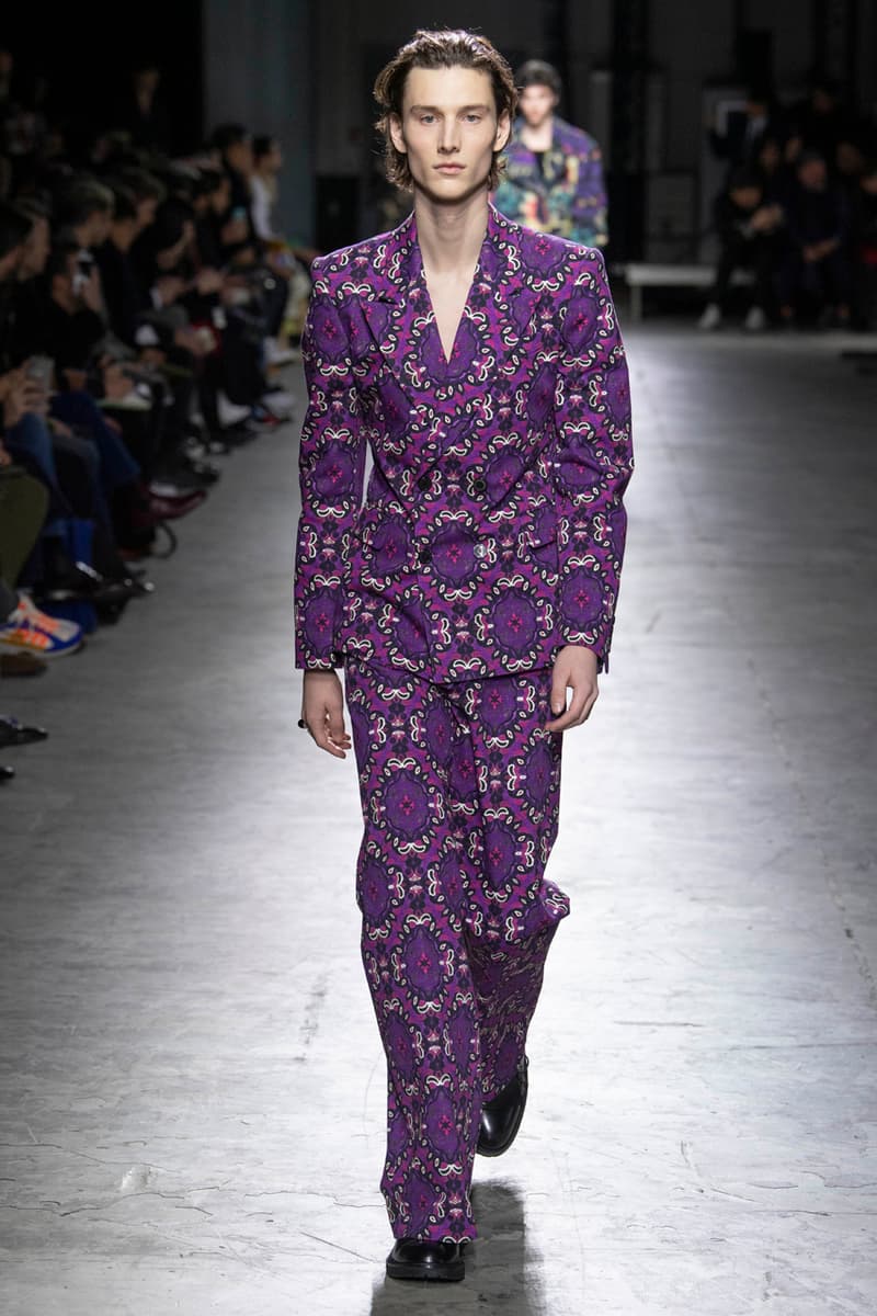 Dries Van Noten Fall Winter 2019 Runway Show COLLECTION paris fashion week menswear