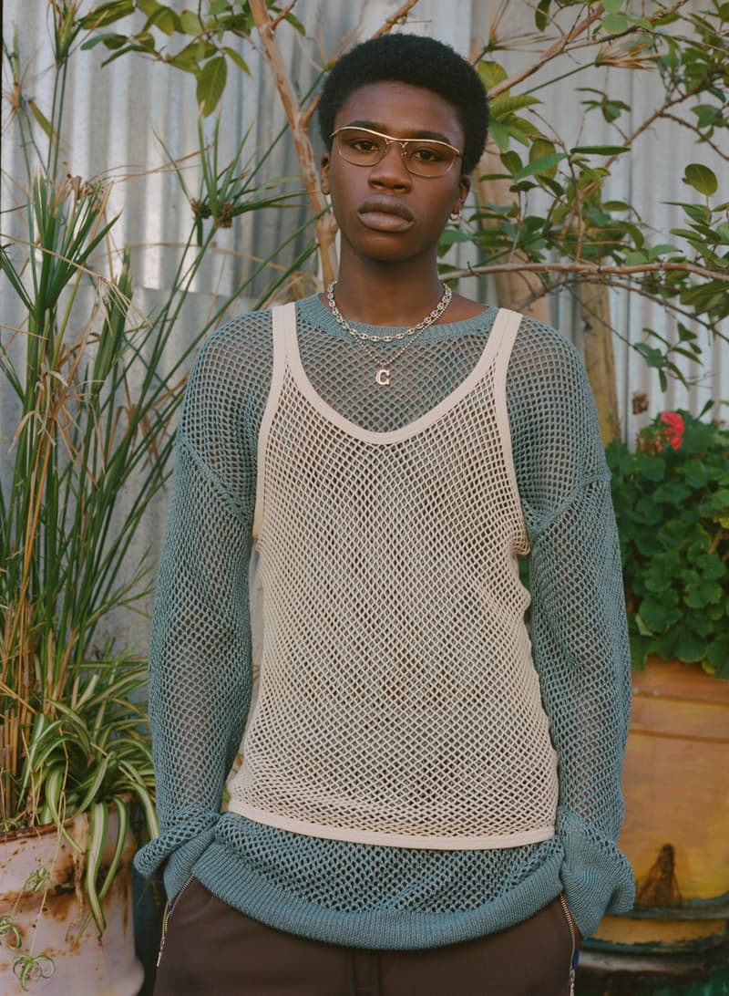 SSENSE Launches Dries Van Noten's SS19 Collection with Shaniqwa Jarvis's Shots info price release images ready to wear footwear spring summer 2019 shirt crewneck tank pants