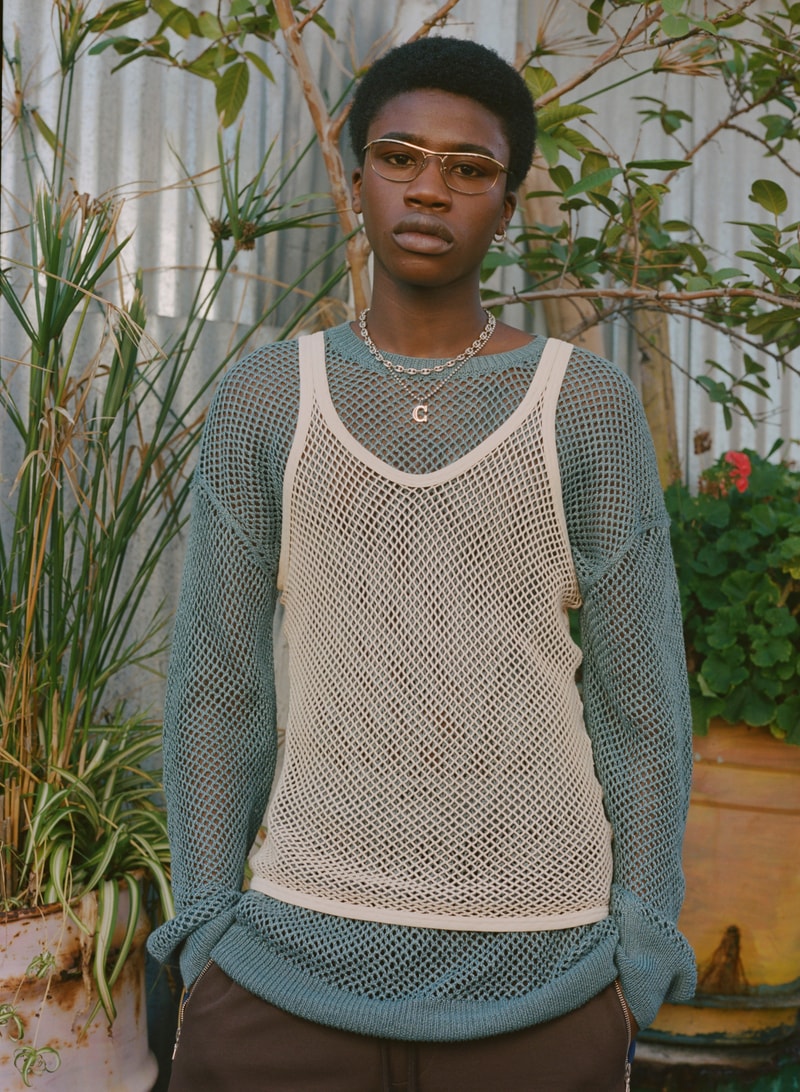 SSENSE Launches Dries Van Noten's SS19 Collection with Shaniqwa Jarvis's Shots info price release images ready to wear footwear spring summer 2019 shirt crewneck tank pants