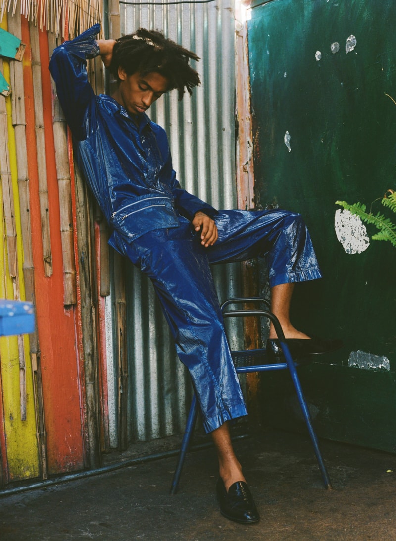 SSENSE Launches Dries Van Noten's SS19 Collection with Shaniqwa Jarvis's Shots info price release images ready to wear footwear spring summer 2019 shirt crewneck tank pants