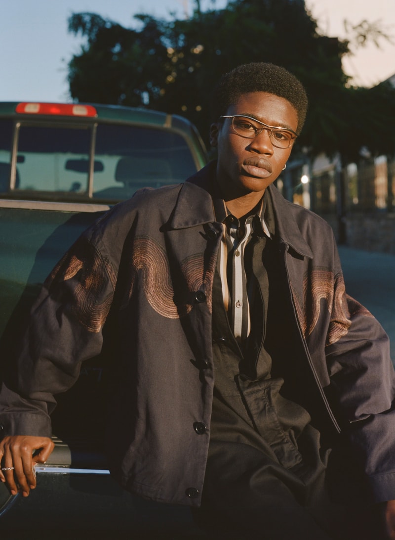 SSENSE Launches Dries Van Noten's SS19 Collection with Shaniqwa Jarvis's Shots info price release images ready to wear footwear spring summer 2019 shirt crewneck tank pants