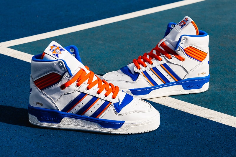 Eric Emanuel x adidas New York Rivalry A Closer Look New York Knicks basketball NBA Patrick Ewing sneakers kicks shoes footwear adidas 