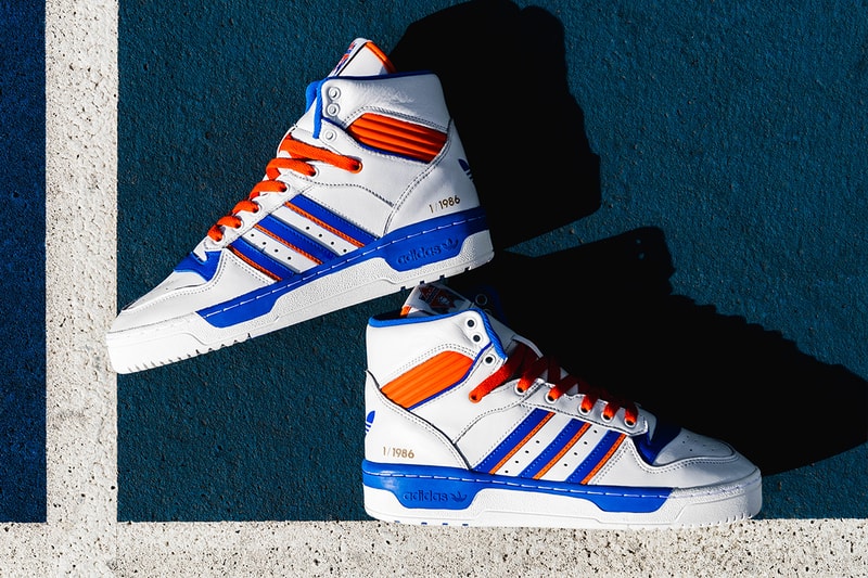 Eric Emanuel x adidas New York Rivalry A Closer Look New York Knicks basketball NBA Patrick Ewing sneakers kicks shoes footwear adidas 